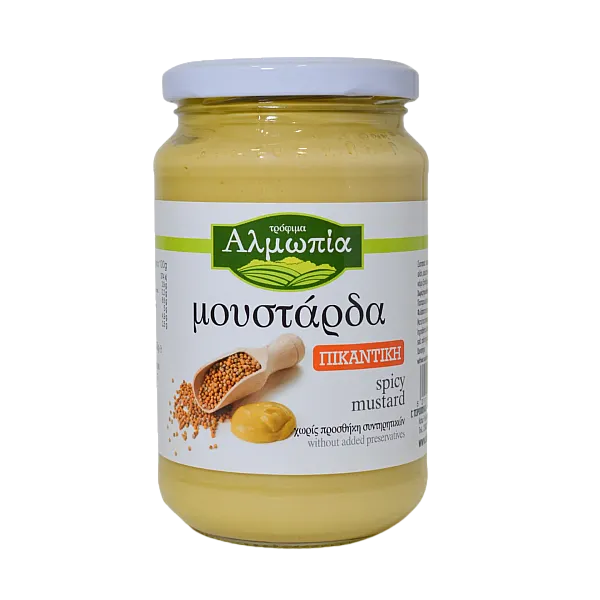 Μουστάρδα Πικάντικη Αλμωπία (360 γρ.)